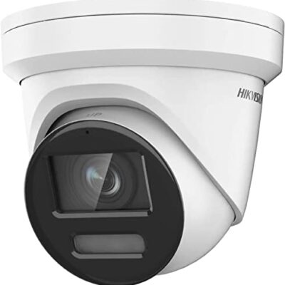 Hikvision DS-2CD2387G2-LU 8MP IP Turret Dome Camera, 247 Full Color Night Version, 2.8mm PoE Dome Camera IP67 IK10 H.265+ Built in Mic English Version