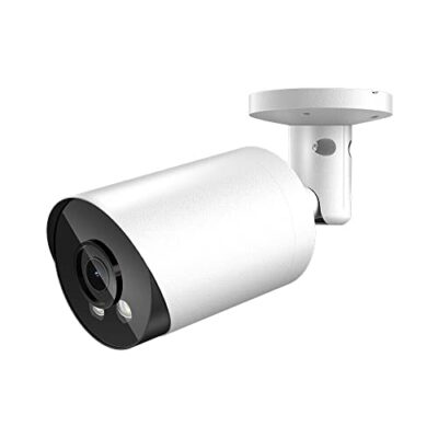 Real HD IPC-8BL28 4K 8MP PoE IP Security Bullet Camera, 2.8mm Fixed Lens, H.265, IP66 Waterproof, Plug and Play Compatible with Hikvision DS-7608NI-Q2/8P Dahua Uniview NVR and Blue Iris