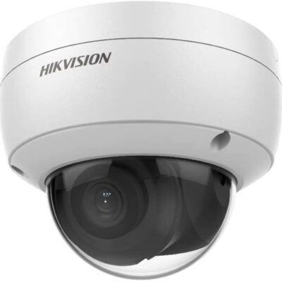 Hikvision DS-2CD2183G0-IU 4K 8MP IP Camera 2.8mm PoE Vandal Dome Camera Built in Microphone IR IP67 IK10 H.265+ English Version Compatible with Hik Vision NVR