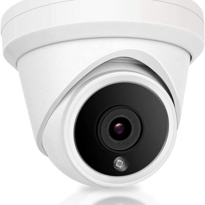 Hikvision Compatible 5MP Outdoor IP Turret Camera w/ Built-in Mic