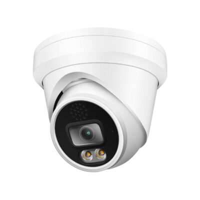 Real HD IPC-Y6TR28A2-C 6MP Full Color Night Vision Turret IP Camera with Built in Mic, Compatible with Hikvision NVR